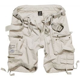Brandit Shorts Savage Vintage in Old White 
