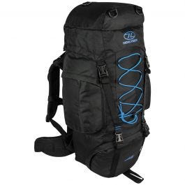 Highlander Rambler 66 Rucksack Black Teal