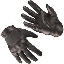 Mil Tec Tactical Gloves Leather Kevlar Black