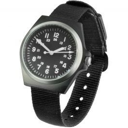 Mil Tec US Style Army Watch Stainless Steel Black
