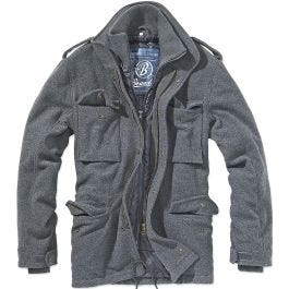 Brandit M 65 Voyager Wool Jacket Anthracite