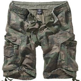 Vintage camo cargo shorts top