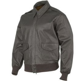 Mil Tec A 2 Leather Flight Jacket Brown