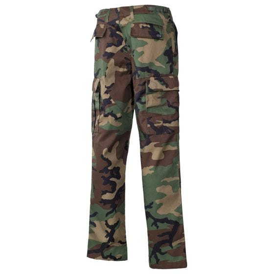 MFH US BDU Reinforced Combat Trousers Woodland