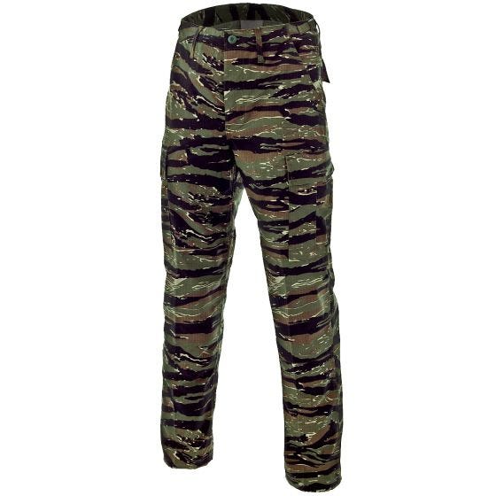 MFH BDU Combat Trousers Ripstop Tiger Stripe
