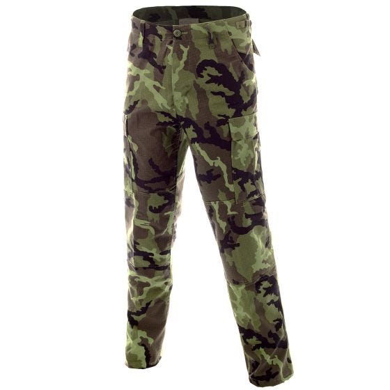 MFH BDU Combat Trousers Ripstop Czech Woodland