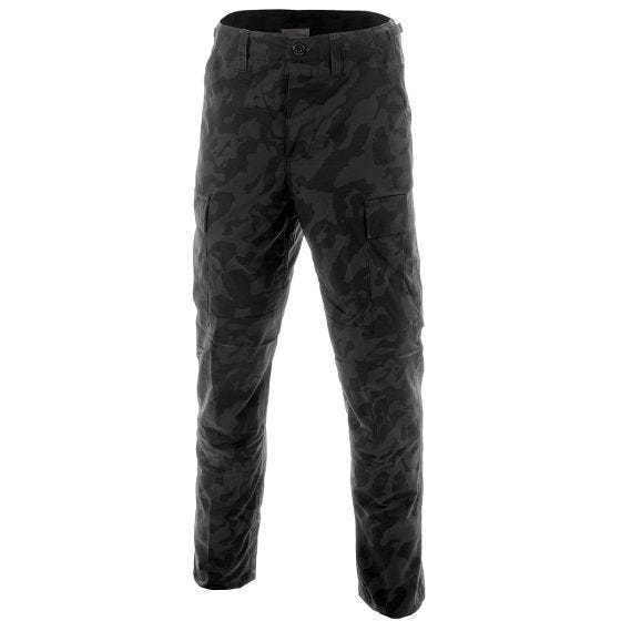 MFH BDU Combat Trousers Ripstop Night Camo