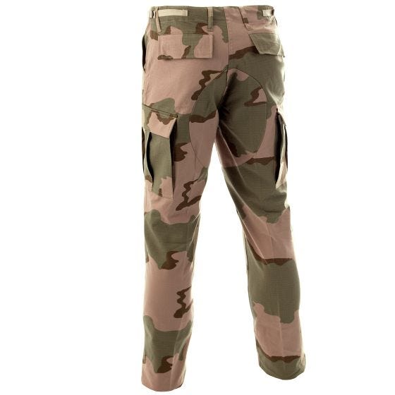 MFH BDU Combat Trousers Ripstop 3-Colour Desert