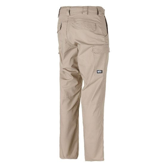 MFH Attack Tactical Trousers Ripstop Teflon Coated Khaki