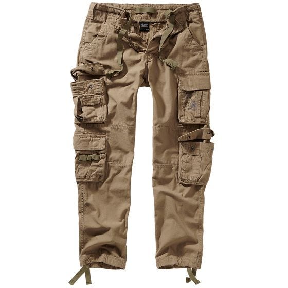Brandit Pure Slim Fit Trousers Beige
