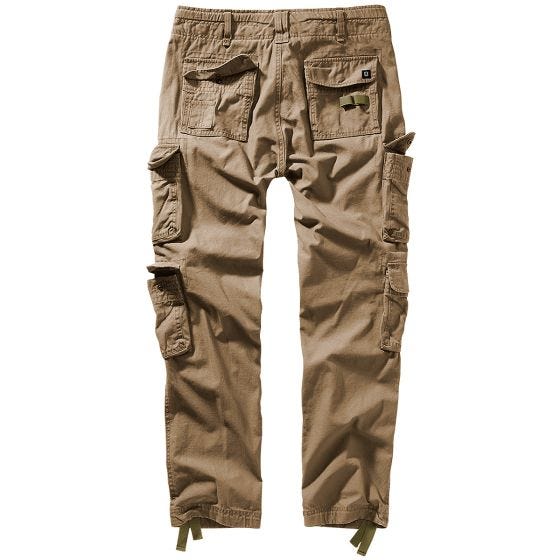 Brandit Pure Slim Fit Trousers Beige