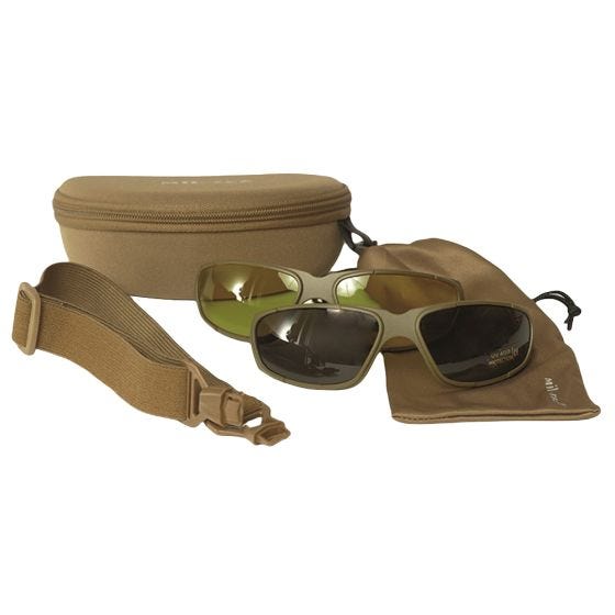 Mil-Tec Tactical Googles 3IN1 Coyote