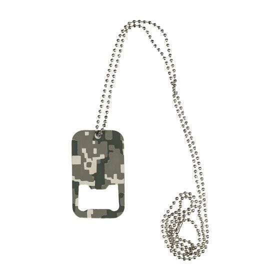 Mil-Tec Dog Tag with Bottle Oppener ACU