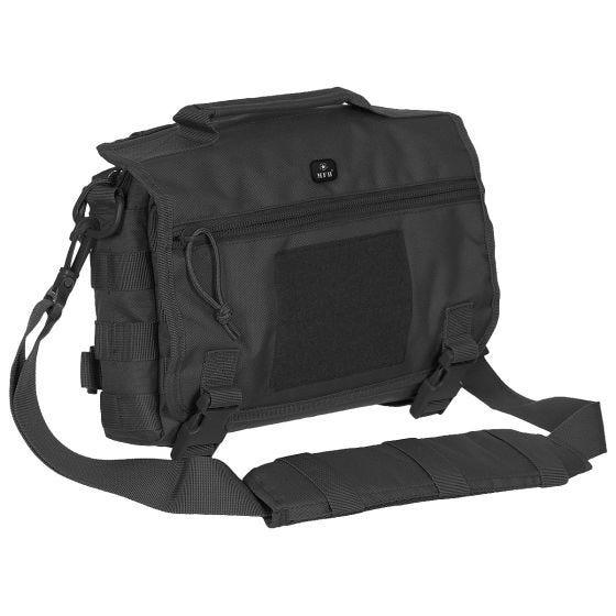 MFH MOLLE Shoulder Bag Padded Straps Black