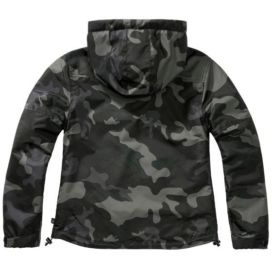 Brandit Ladies Windbreaker Front Zip Dark Camo