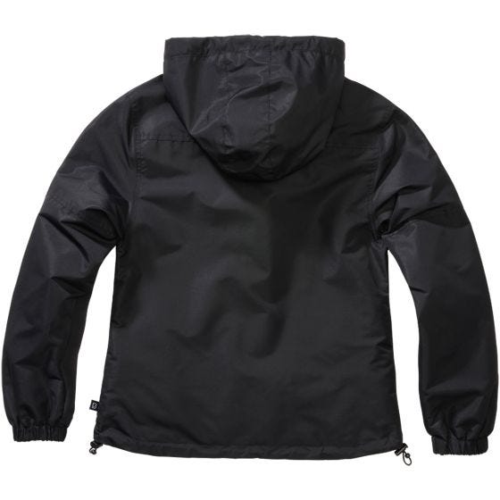 Brandit Ladies Summer Windbreaker frontzip Black