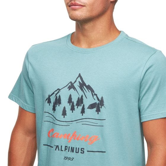 Alpinus Men's Active Polaris T-Shirt Mint