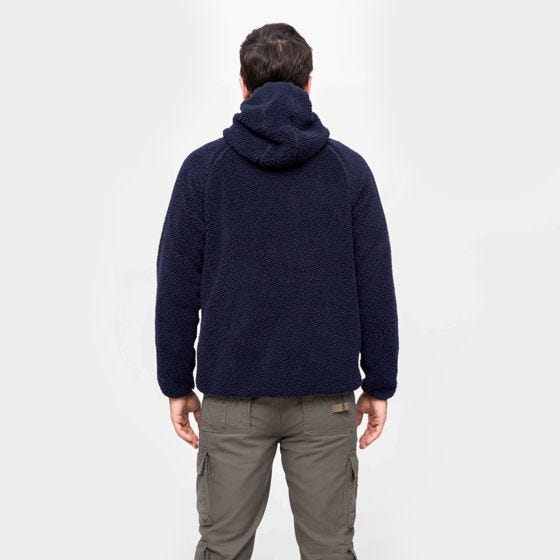 Brandit Teddyfleece Worker Jacket Navy