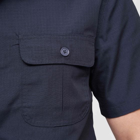 Brandit US Shirt Ripstop Short Sleeve Navy
