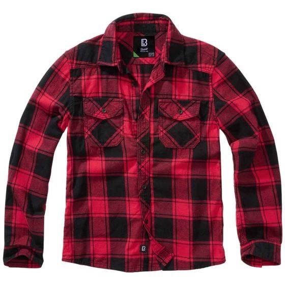 Brandit Kids Check Shirt Red/Black