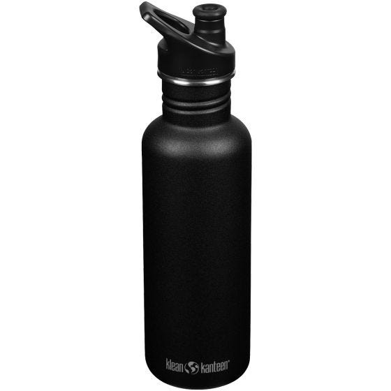 Klean Kanteen Classic 800ml Bottle Sport Cap Black
