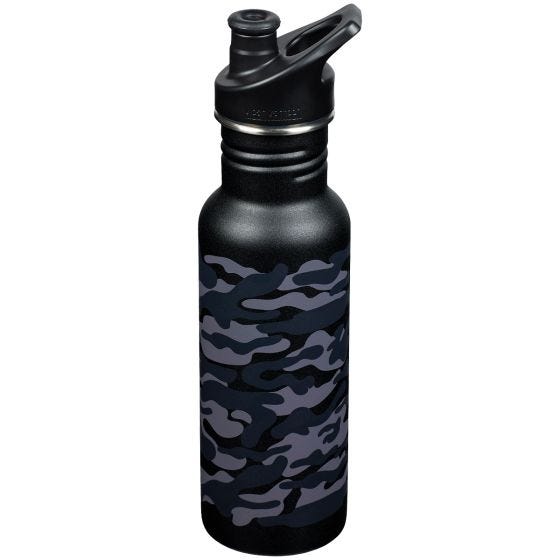 Klean Kanteen Classic Narrow 532ml Bottle Sport Cap Black Camo
