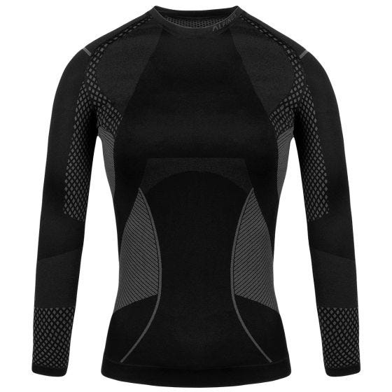 Alpinus Women Active Longsleeve Base Layer Black-Grey