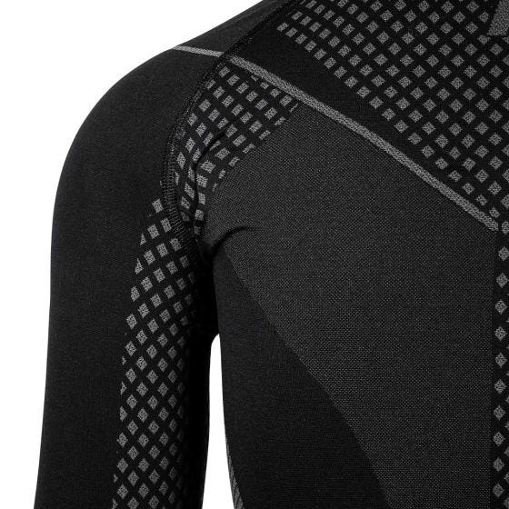 Alpinus Women Active Longsleeve Base Layer Black-Grey
