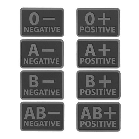 Helikon Blood Patch Black Set of 2