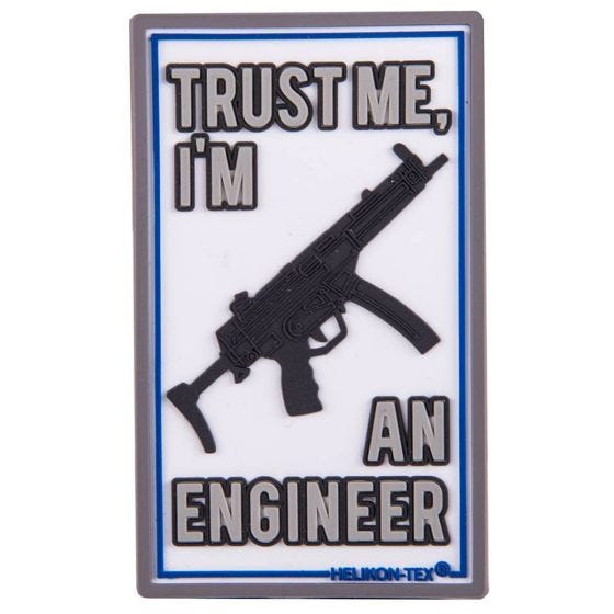 Helikon Trust Me I'm An Engineer Patch White