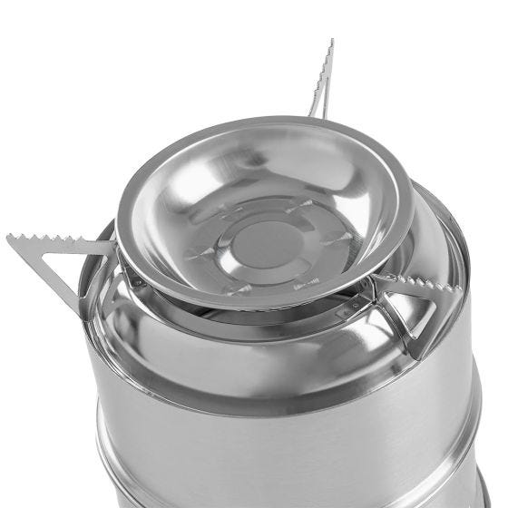 Highlander Cabar Wood Burning Stove Grey