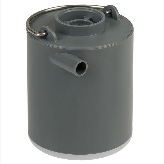 Highlander Wee Banshee Micro Lightweight Air Pump with Light Grey