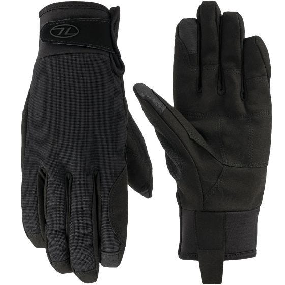 Highlander Forces Aqua-Tac Waterproof Gloves Black