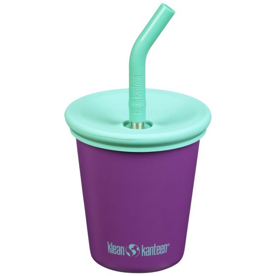 Klean Kanteen Kid's Cup 295ml w/Straw Lid Sparkling Grape