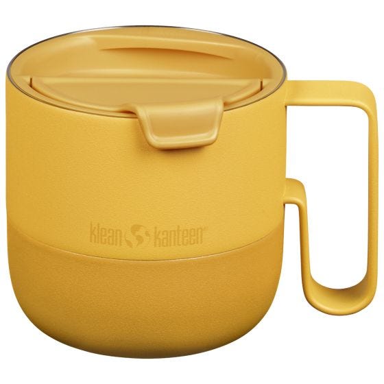 Klean Kanteen Rise 399ml Mug w/Flip Lid Old Gold