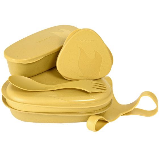 Light My Fire LunchKit Bio 6pcs Set Musty Yellow