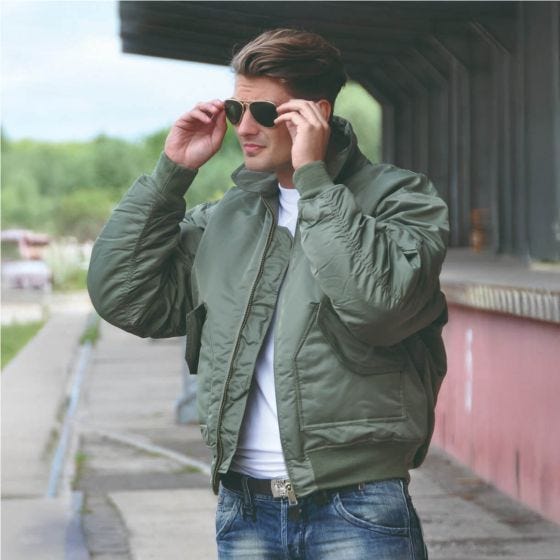 Mil-Tec US CWU Flight Jacket Basic Olive
