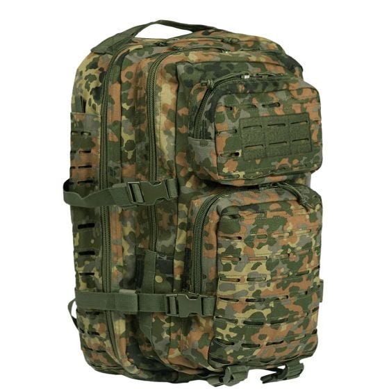 Mil-Tec US Assault Pack Large Laser Cut Flecktarn