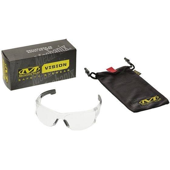 Mechanix Wear Vision Type-N S2 Safety Eyewear Clear Lens Clear Frame