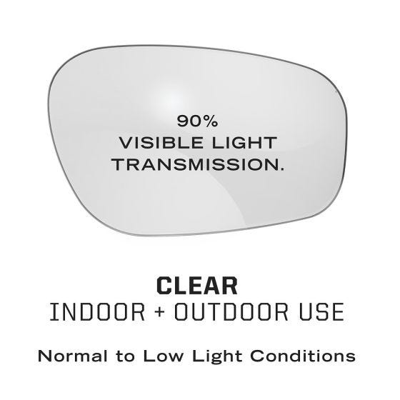 Mechanix Wear Vision Type-N S2 Safety Eyewear Clear Lens Clear Frame