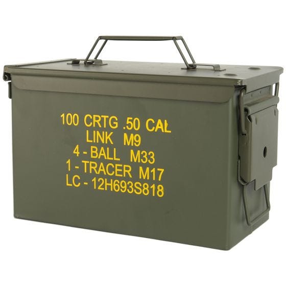 Mil-Tec US Ammo Box M2A1 Cal.50 Olive