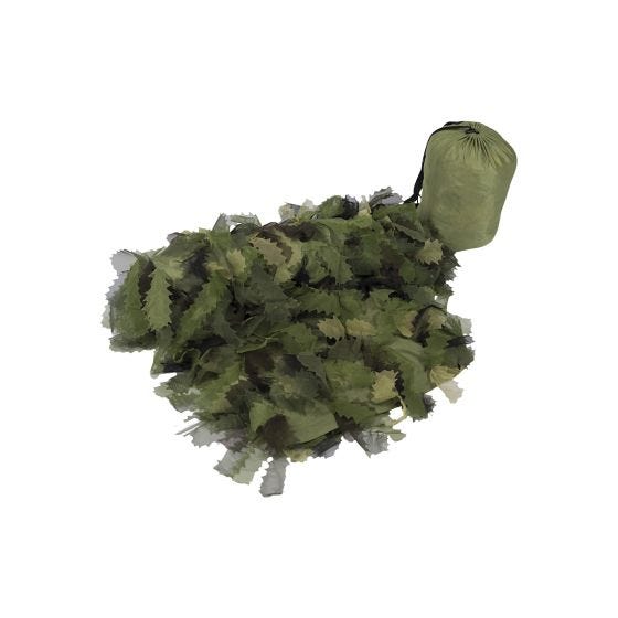 Mil-Tec Ghillie Cover Oak Leaf 200x200cm Woodland