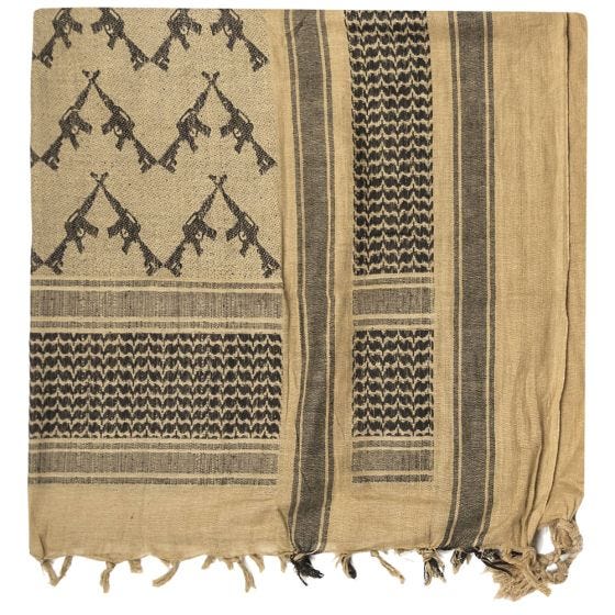 Mil-Tec Shemagh Scarf Rifles Coyote / Black