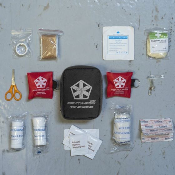Pentagon Hippokrates First Aid Kit Black