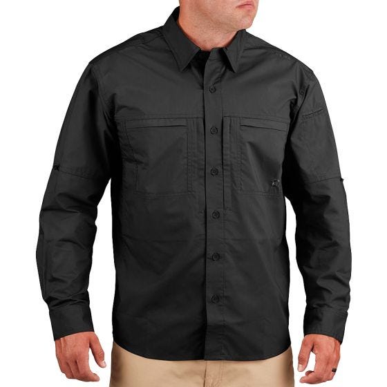 Propper Men's HLX Shirt Long Sleeve Black