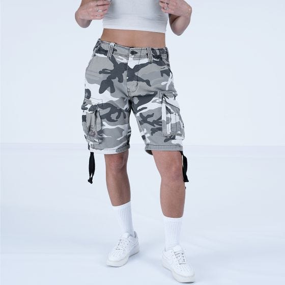Surplus Ladies Airborne Vintage Shorts Washed Urban