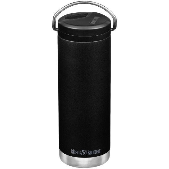Klean Kanteen TKWide 592ml Insulated Bottle Twits Cap w/Straw Black