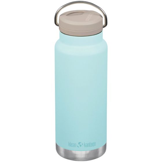 Klean Kanteen TKWide 946ml Insulated Bottle Twist Cap w/Straw Blue Tint