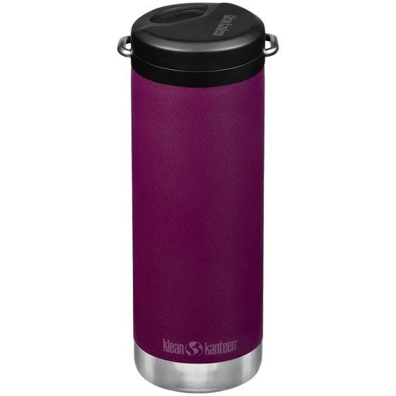 Klean Kanteen TKWide 473ml Insulated Bottle Twist Cap w/Straw Purple Potion