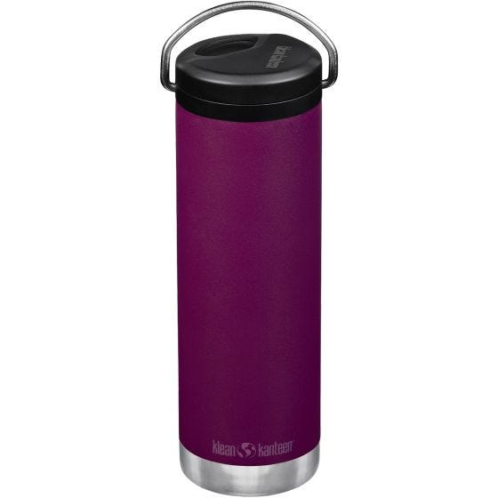 Klean Kanteen TKWide 592ml Insulated Bottle Twits Cap w/Straw Purple Potion